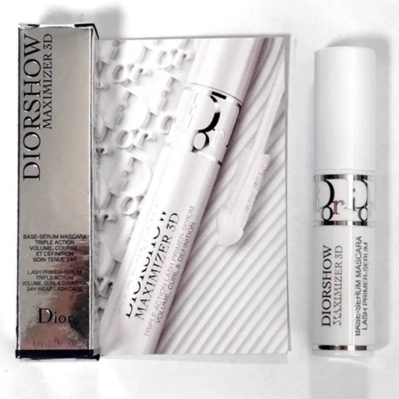 DIOR Denim Pouch Diorshow Mascara 3D Primer Bundle NEW - Picture 8 of 8